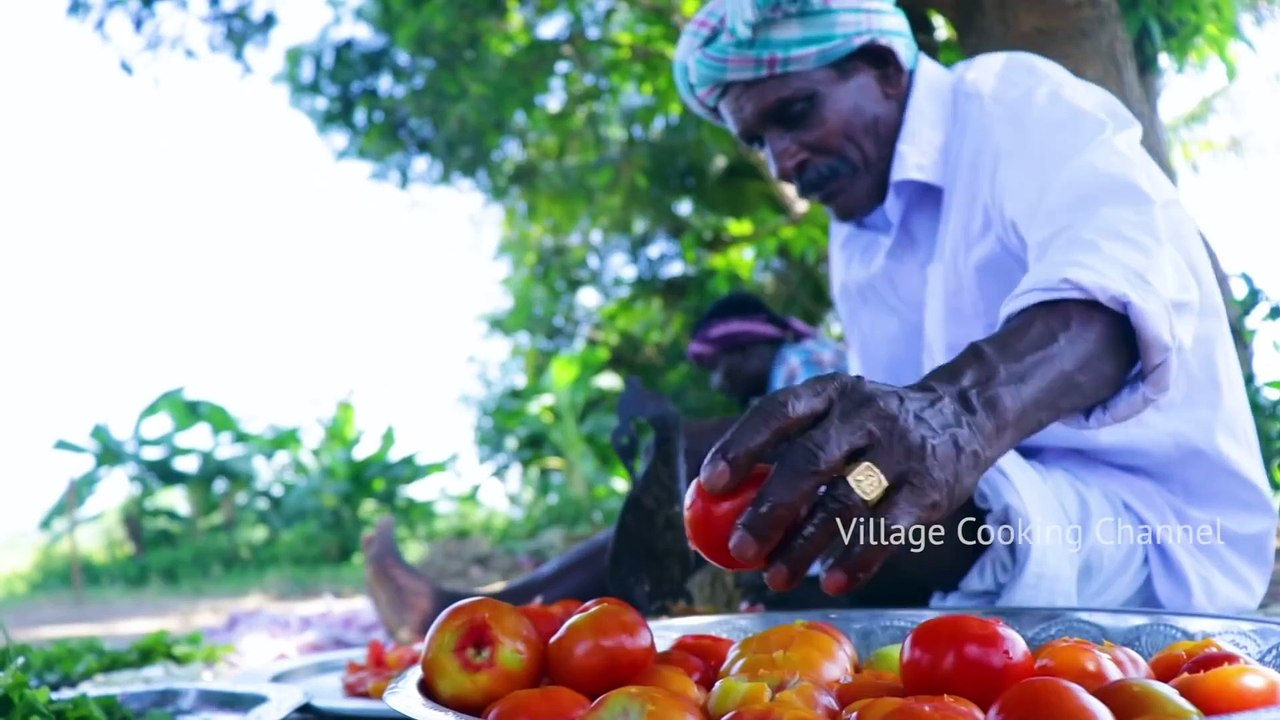 BIRYANI - MUTTON LEG BIRYANI - Mutton Chops Mutton Leg Piece Biryani Recipe Cooking in Village - Copy