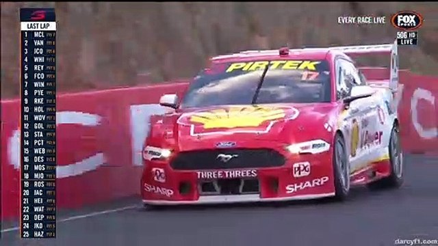 V8 Supercars Bathurst 2019 Final Restart Last Lap Finish Mclaughlin Win