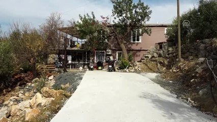 Bedensel engelli çocuk için yol yapıldı