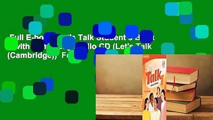 Full E-book  Let's Talk Student's Book 1 with Self-Study Audio CD (Let's Talk (Cambridge))  For