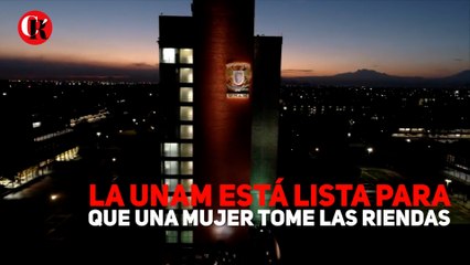 “La UNAM está lista para que una mujer tome las riendas”