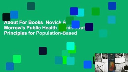 About For Books  Novick & Morrow's Public Health Administration: Principles for Population-Based