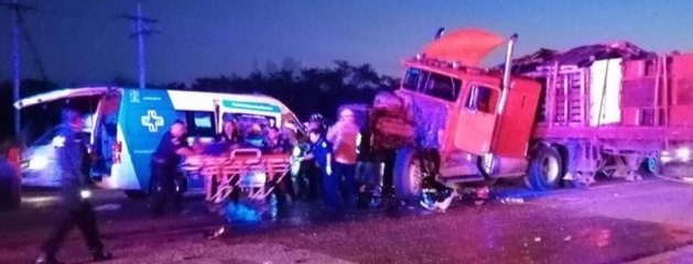 Accidente vial deja seis muertos en Yucatán