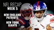 Week 6: Patriots Beat the Giants