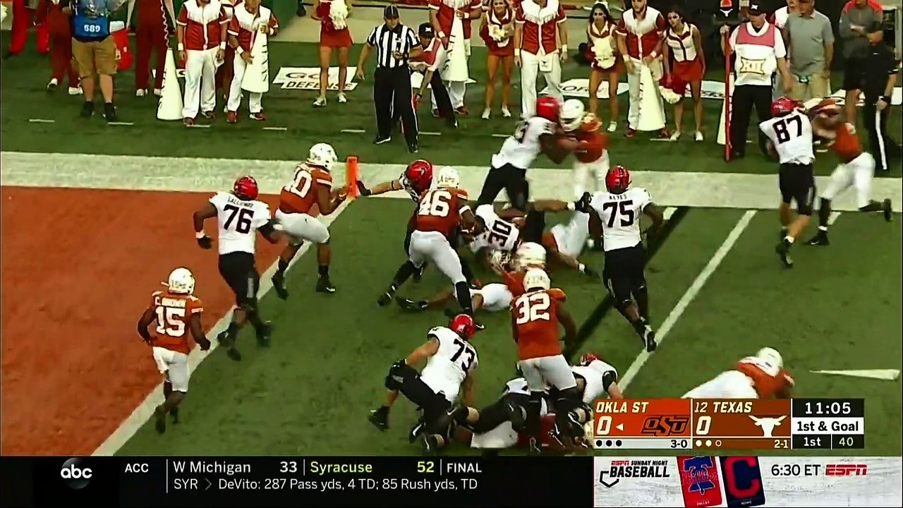 Chuba Hubbard vs Texas 2019