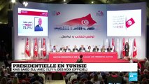 Présidentielle en Tunisie : Kaïs Saeid élu avec 72,71% des voix