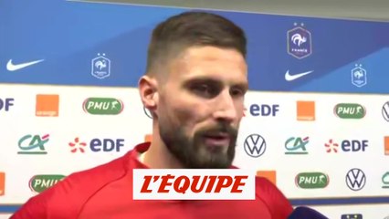 Giroud «J'avais envie d'aider l'équipe» - Foot - Bleus