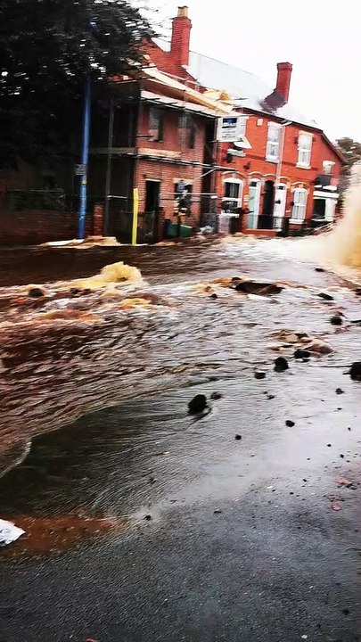 Broken Water Main Causes Major Damage