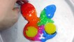 Kids Learn How To Make Colors Ice Slime Yogurt Water Clay And Learn Colors Slime Toys Toys For Kids