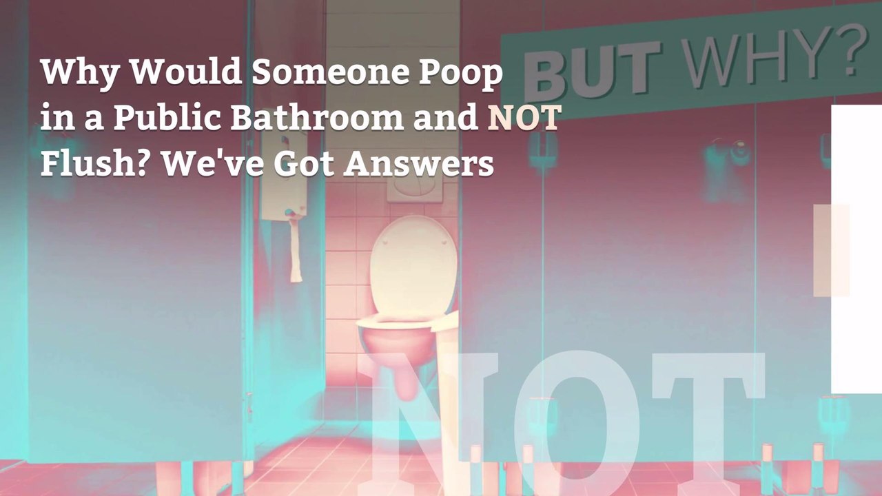Why Would Someone Poop in a Public Bathroom and NOT Flush? We've Got Answers