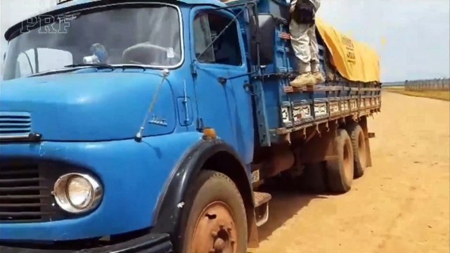 PRF apreende caminhão com 165 mil carteiras de cigarro em Cascavel