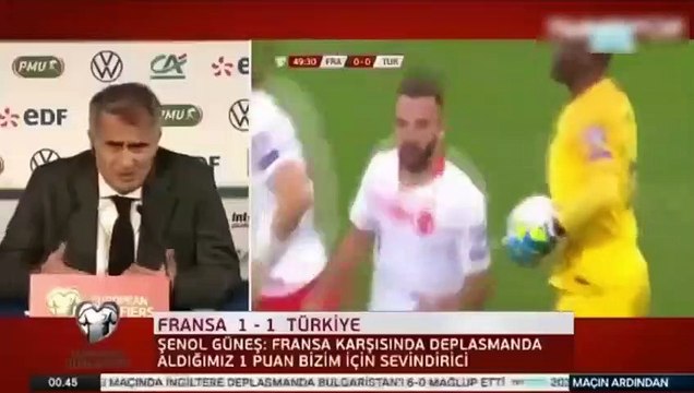Şenol Güneş'ten Fransız muhabire ayar!