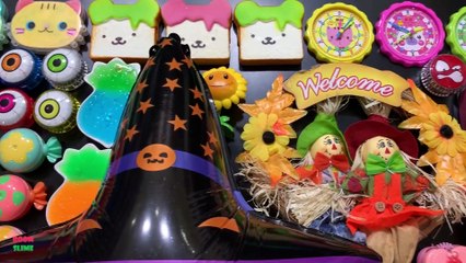 Best Halloween Festival 2019! Mixing Random Things Into Store Bought Slime !! Satisfying Slime #711