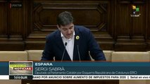 Cuarta jornada de protestas en Cataluña contra condena a procés