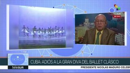 Barnet: Partida de Alicia Alonso ha sido un golpe muy duro para Cuba