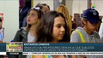 EEUU: miles de profesores realizan gran huelga por mejora salariales