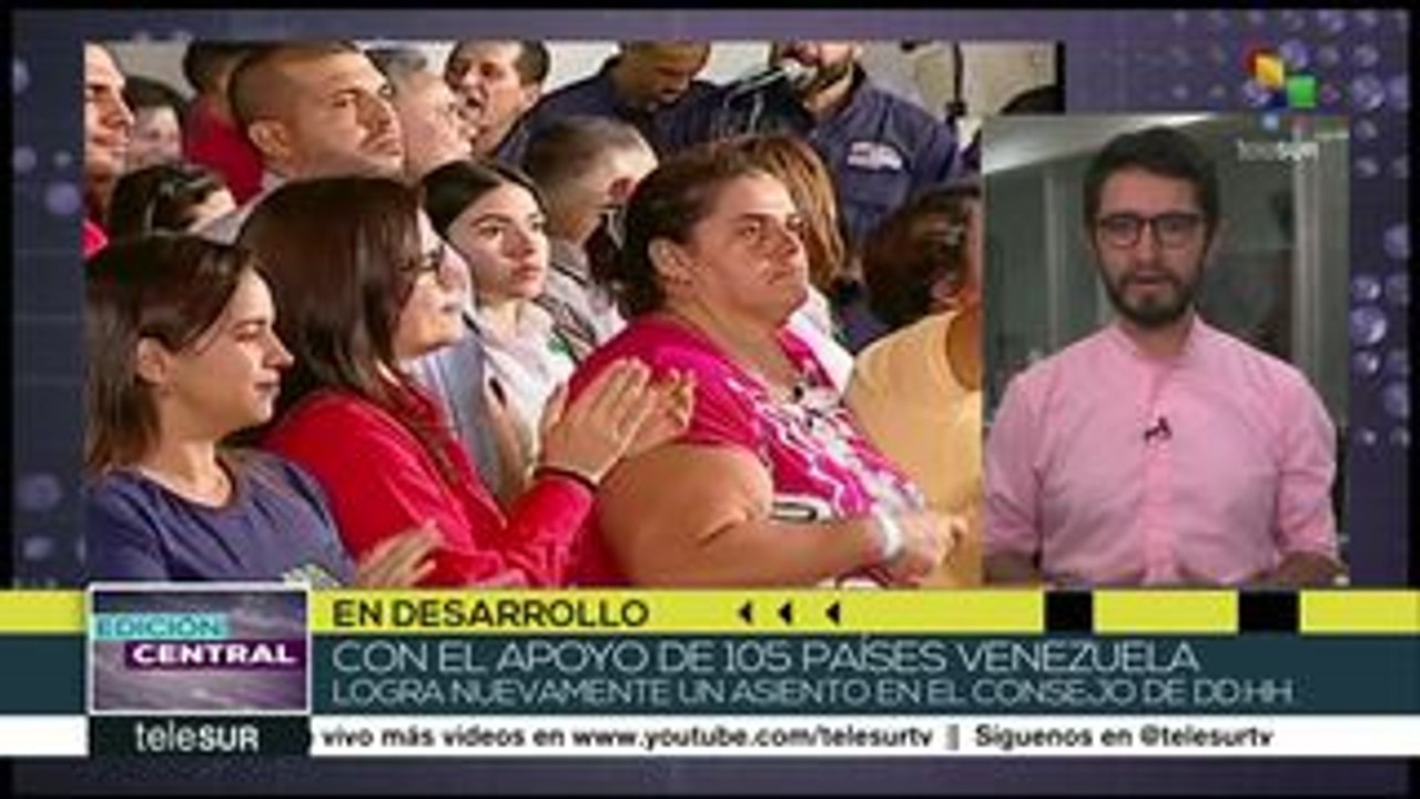 Venezuela es reelegida miembro del Consejo de DD.HH. de ONU