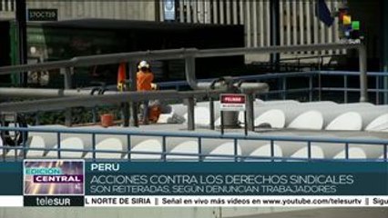 Perú:denuncian que políticas del Gob. apuntan a desaparecer sindicatos