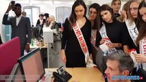 18 candidates à l’élection Miss Rhône-Alpes en visite à l’agence du Progrès