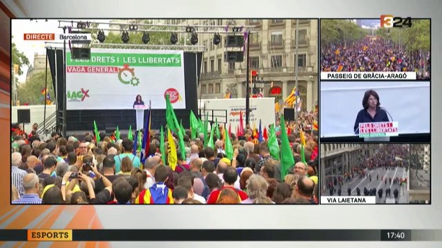 Discurs de Elisenda Paluzie a la manifestació de la vaga general