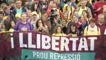 Sztrájk és tömegtüntetés Barcelonában