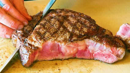 Why steak tastes better cooked over an open fire