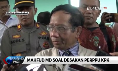 Ini Kata Mahfud MD Soal Desakan Perppu KPK