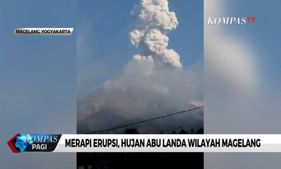 Merapi Erupsi, Hujan Abu Landa Wilayah Magelang