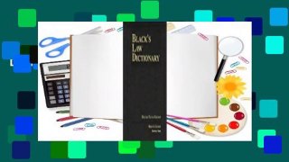 [NEW RELEASES]  Black's Law Dictionary