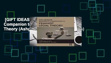 [GIFT IDEAS] The Ashgate Research Companion to Feminist Legal Theory (Ashgate Research Companions)