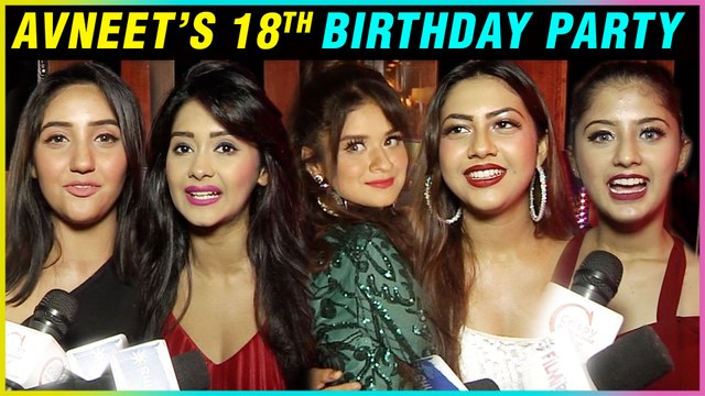 Arishfa Khan, Rohan Mehra, Kanchi SIngh & Reem Shaikh At Avneet Kaur's Birthday Party