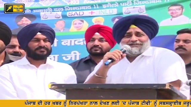 ਤਿੱਖੇ ਹੋਏ ਸੁਖਬੀਰ ਬਾਦਲ ਦੇ ਬੋਲ Sukhbir Badal campaigning against his ally in Punjab BJP