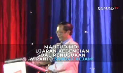 Mahfud MD: Sebut Serangan ke Wiranto Settingan, Itu Kejam dan Sadis!