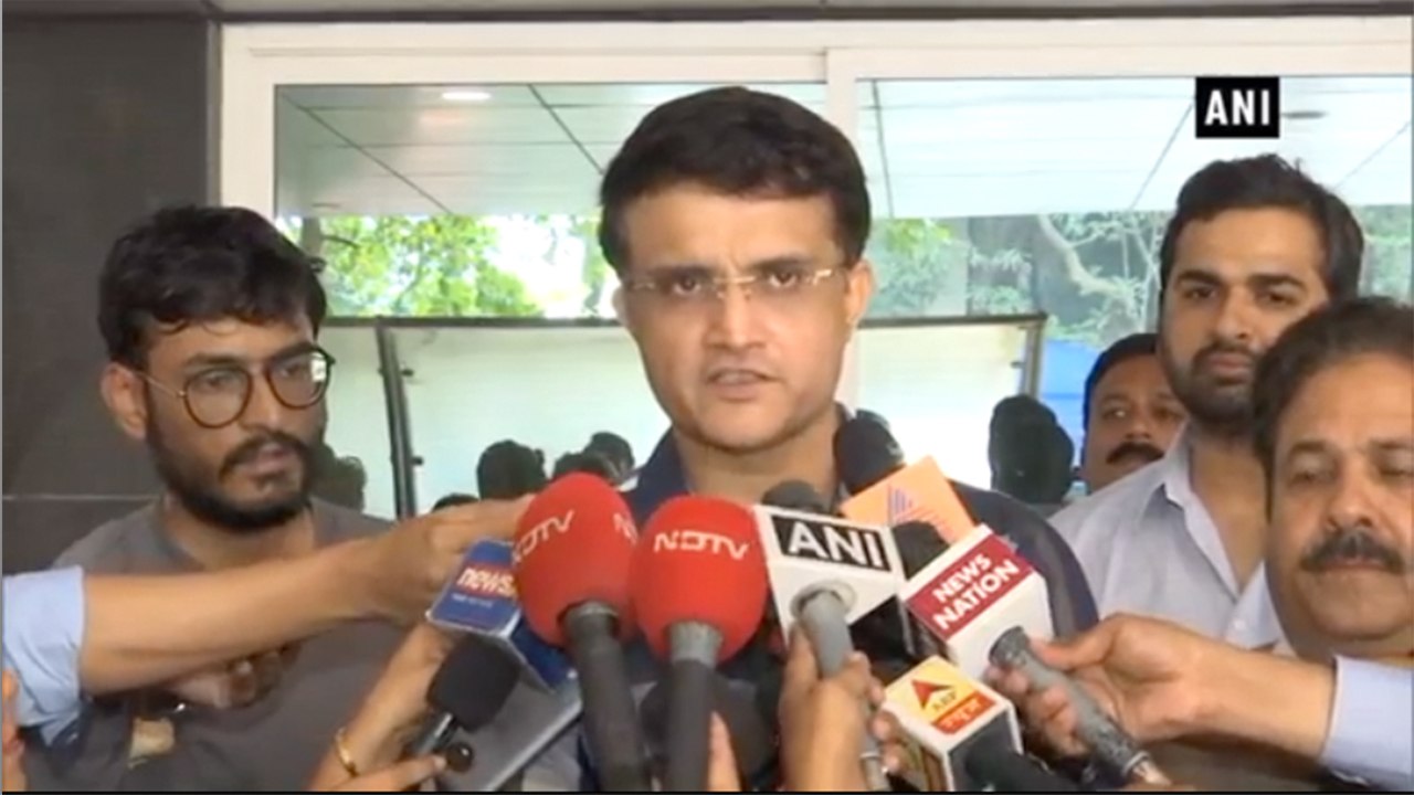 Sourav Ganguly press meet