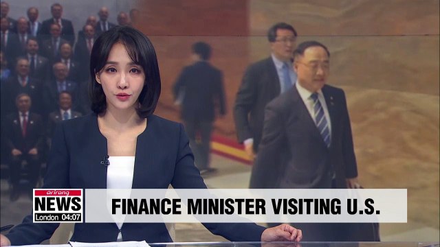 Finance Minister in U.S. for meetings with G20 counterparts, int'l financial institutions