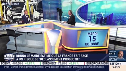 Bruno Le Maire estime que la France fait face à un risque de "déclassement productif", Bruno Grandjean - 15/10