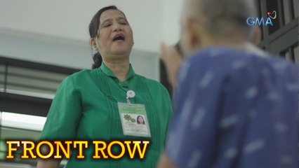 Front Row: Nursing attendant ng isang mental health institution, higit dalawang dekada na sa serbisyo