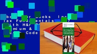 About For Books  Income Tax Fundamentals 2017 (with H&r Block(tm) Premium & Business Access Code