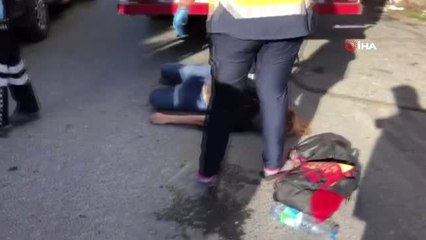 Alkol komasına giren kadın polisleri harekete geçirdi