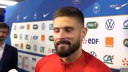 Equipe de France / Olivier Giroud : "Un coup de tête rageur"