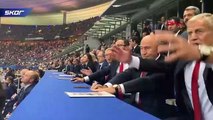 Bakan Kasapoğlu ve Başkan Özdemir'in maç sonu sevinci
