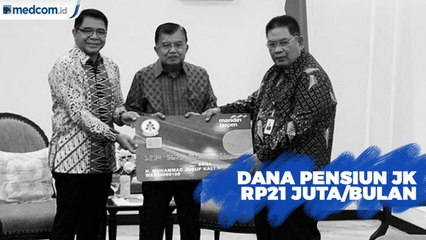 Dana Pensiun Jusuf Kalla Rp21 Juta/Bulan