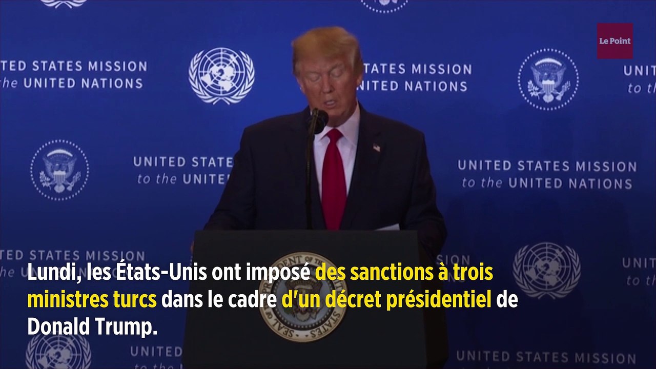 Syrie : Donald Trump impose des sanctions à trois ministres turcs