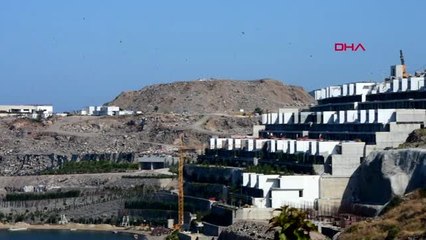 Muğla bodrum'da imar planına aykırı yapıların yıkım işlemleri sürüyor