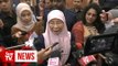 Azmin committed to PKR? Alhamdullilah, attend meetings, reminds Wan Azizah