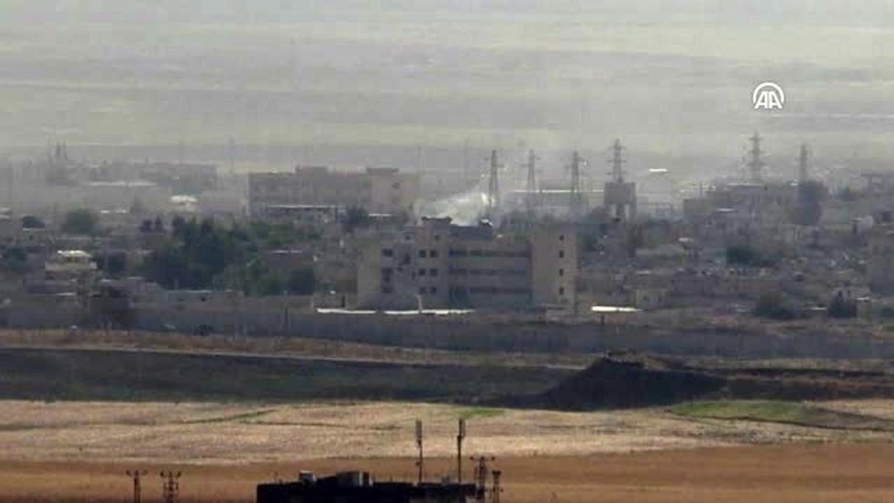 Rasulayn'daki terör hedefleri obüs atışlarıyla vuruluyor