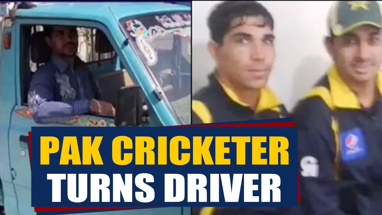 Pakistani Cricketer turns driver to make ends meet, video goes viral
