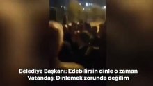 AKPli Başkandan vatandaşa Sizi adam yerine koyup elinizi sıkıyorum-