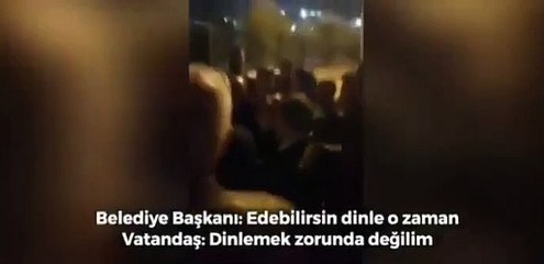 AKPli Başkandan vatandaşa Sizi adam yerine koyup elinizi sıkıyorum-
