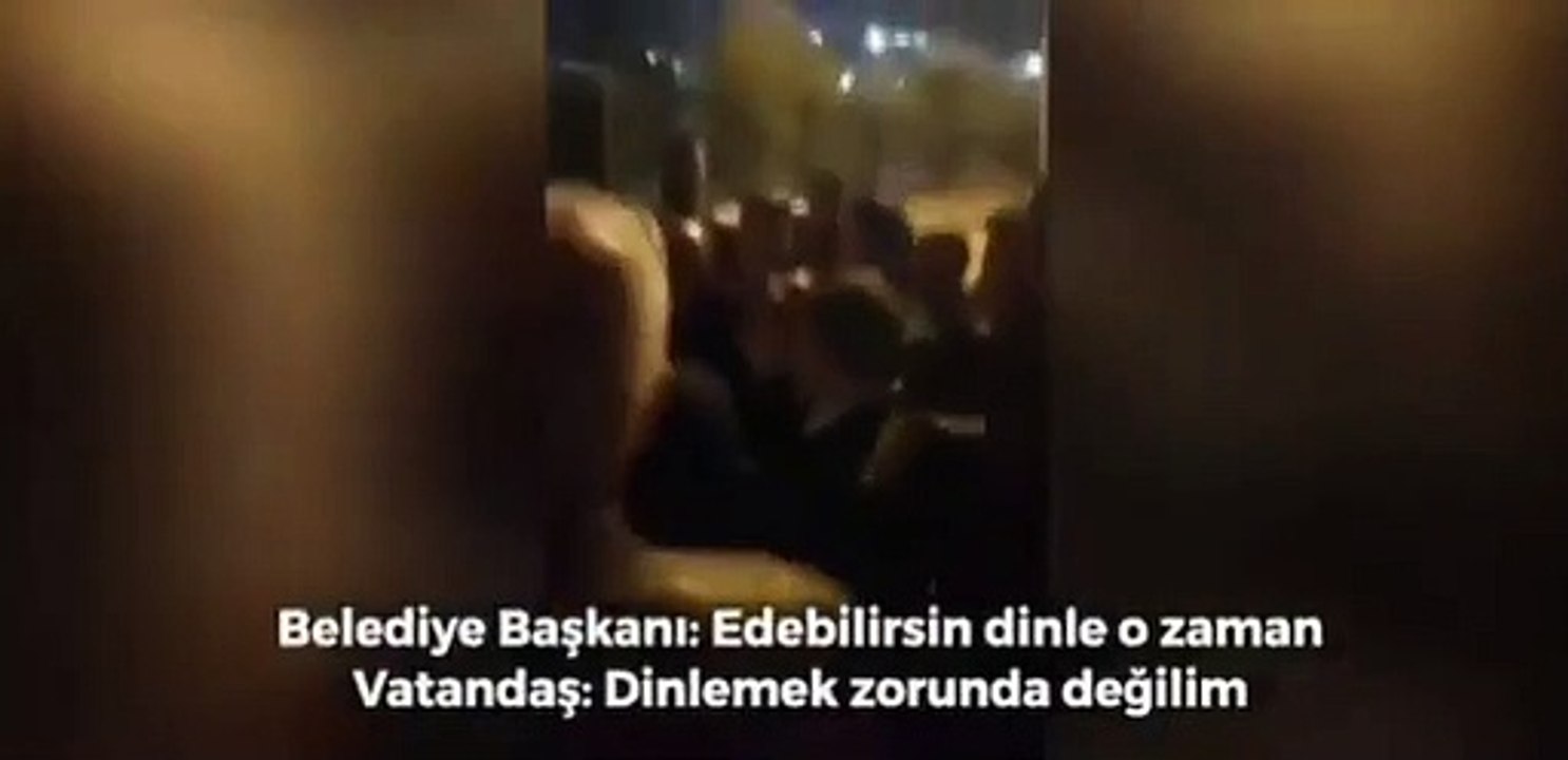 AKPli Başkandan vatandaşa Sizi adam yerine koyup elinizi sıkıyorum-
